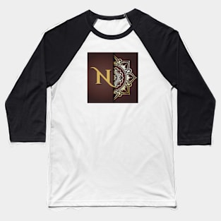 N – Mandala Monogram Baseball T-Shirt